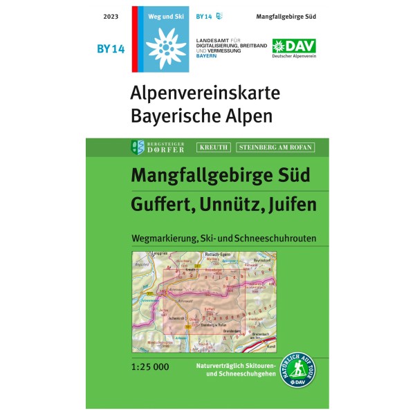 Image of Panico - Mangfallgebirge Süd - Wanderkarte 3. Ausgabe 2023