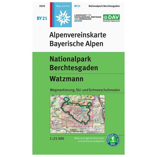 Image of Panico - Nationalpark Berchtesgaden - Wanderkarte BY 21