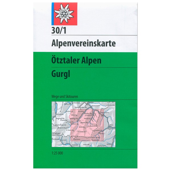 Image of Panico - Ötztaler Alpen Gurgl - Wanderkarte 30/1