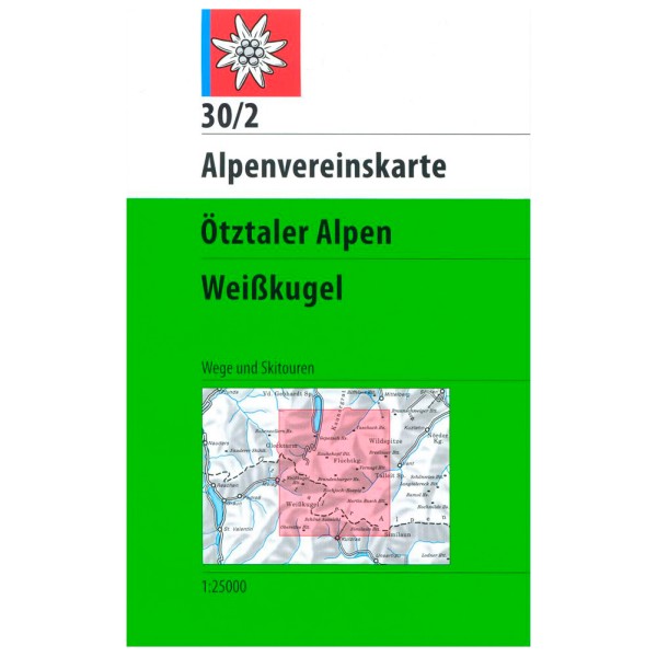 Image of Panico - Ötztaler Alpen Weißkugel - Wanderkarte 30/2
