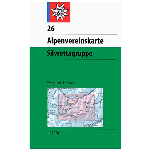 Image of Panico - Silvretta - Wanderkarte 26