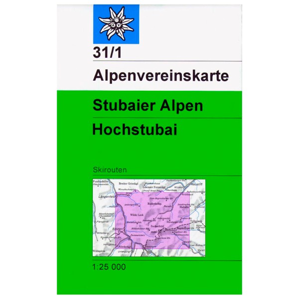 Image of Panico - Stubaier Alpen Hochstubai - Wanderkarte 31/1