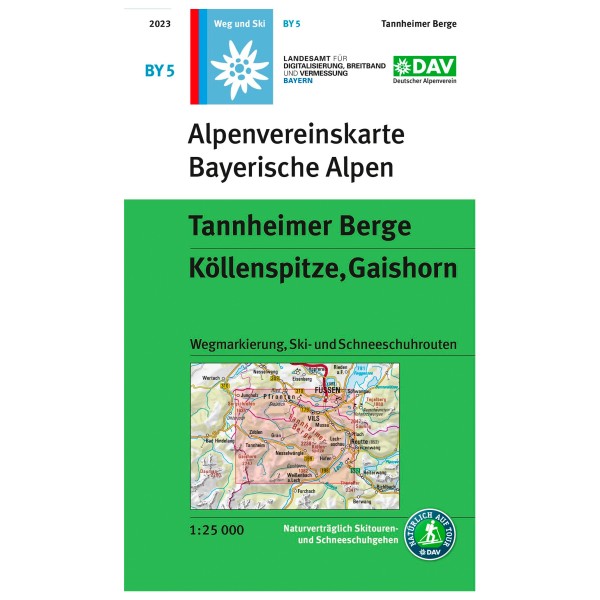 Image of Panico - Tannheimer Berge - Wanderkarte 3. Ausgabe 2023