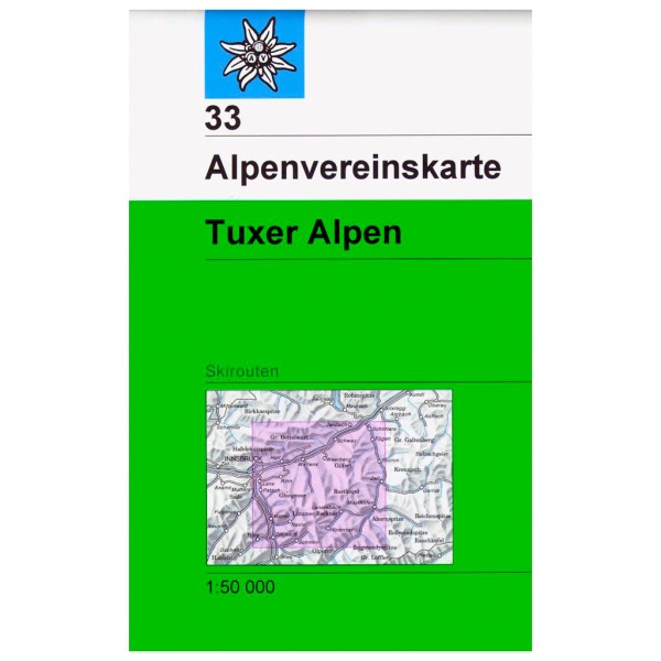 Image of Panico - Tuxer Alpen - Wanderkarte 33