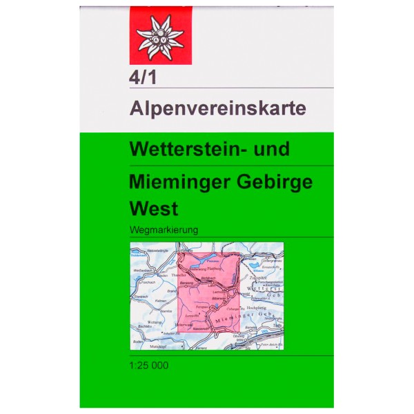 Image of Panico - Wetterstein und Mieminger Gebirge West - Wanderkarte 4/1