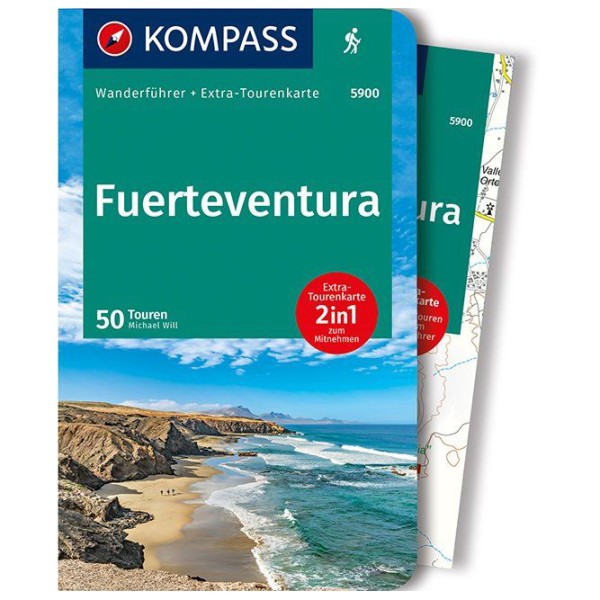 Image of Kompass - Fuerteventura - Wanderführer Flexibler Einband Mit Umschlagklappen bei Bergfreunde.ch - der Outdoor Shop