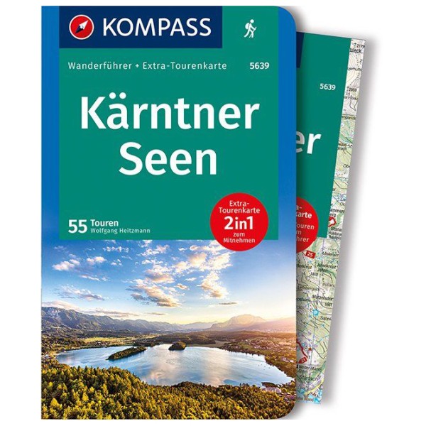 Image of Kompass - Kärntner Seen - Wanderführer Flexibler Einband Mit Umschlagklappen bei Bergfreunde.ch - der Outdoor Shop