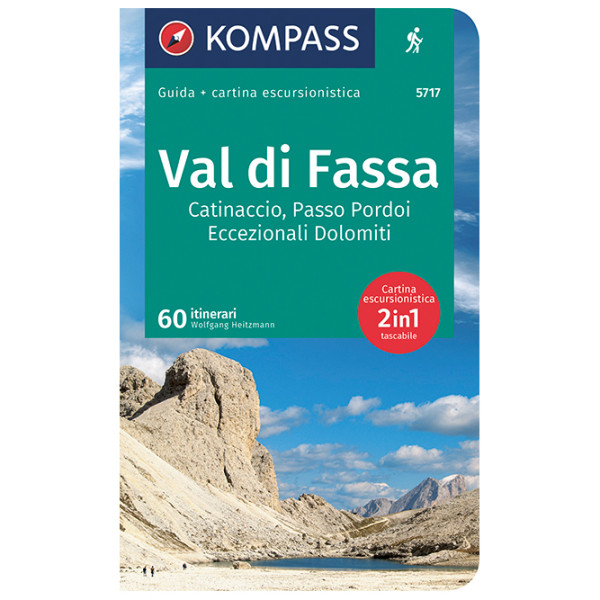 Kompass - Guida Escursionistica Val Di Fassa - Wanderführer 1. Auflage 2022