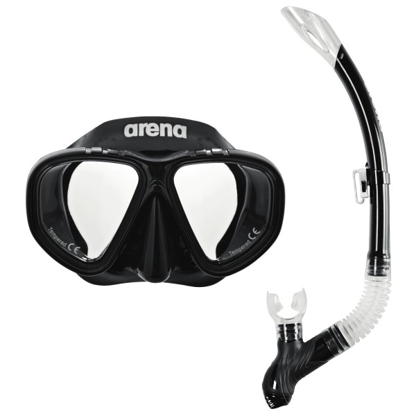 Arena - Kid's Premium Snorkeling Set Junior - Schnorchelset Gr One Size schwarz