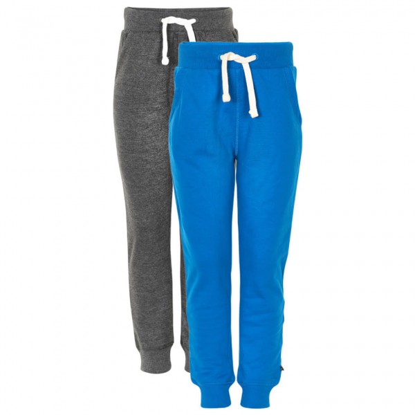 Image of Minymo - Kid's Basic 36 -Sweat Pant (2-pack) - Trainingshose Gr 104;110;116;122;128;134;140;146;152;80;86;92;98 blau;blau/grau;grau bei Bergfreunde.ch - der Outdoor Shop