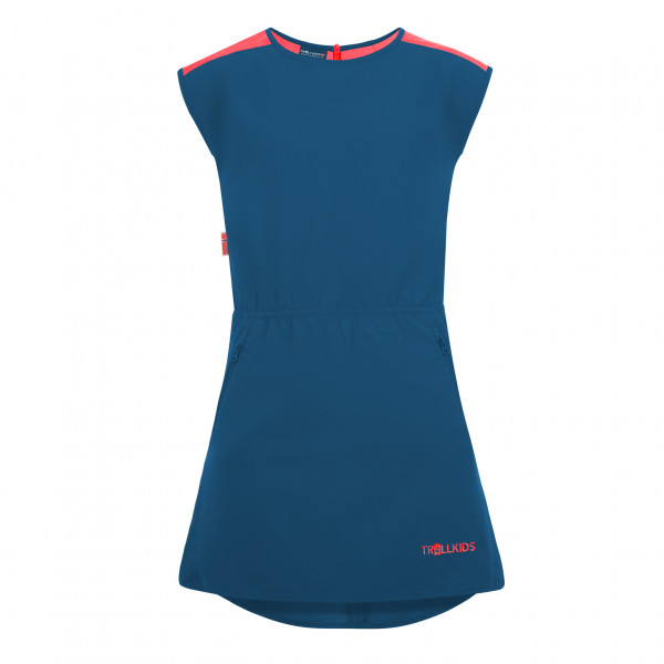 Image of Trollkids - Girls Arendal Dress - Kleid Gr 104;110;116;122;140;146;152;158;164 blau;rot;türkis bei Bergfreunde.ch - der Outdoor Shop