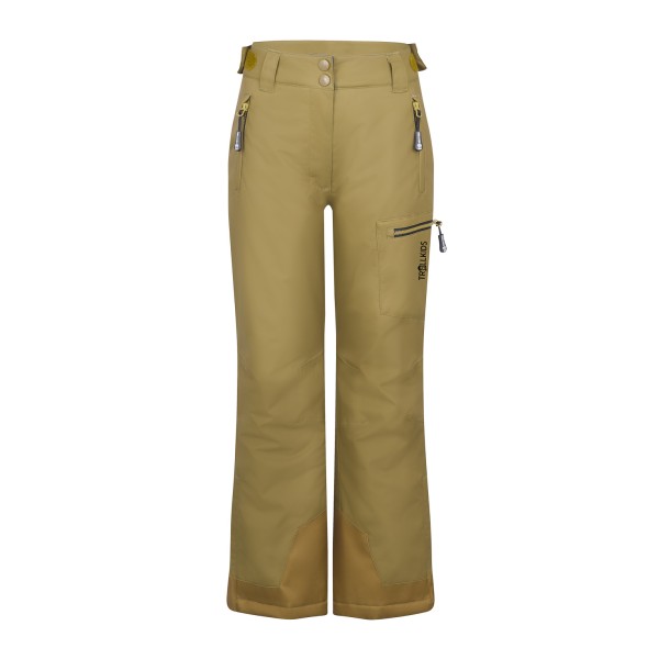 Trollkids Kid’s Hallingdal Pant Skibroek olijfgroen Beige