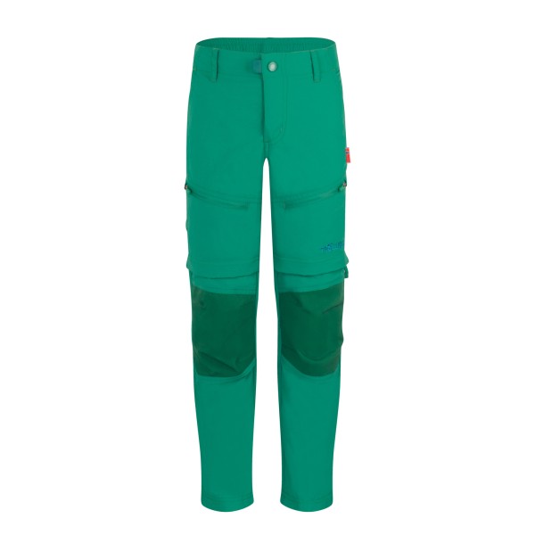 Trollkids Nordfjord Zip-Off Pants Trekkinghose Kids (Gr 128 |grün)