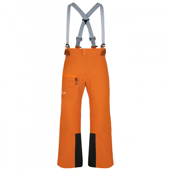Image of Salewa - Kid"s Sella Powertex / TWR Pants - Skihose Gr 104;116;128;140;152;164;92 orange;schwarz'