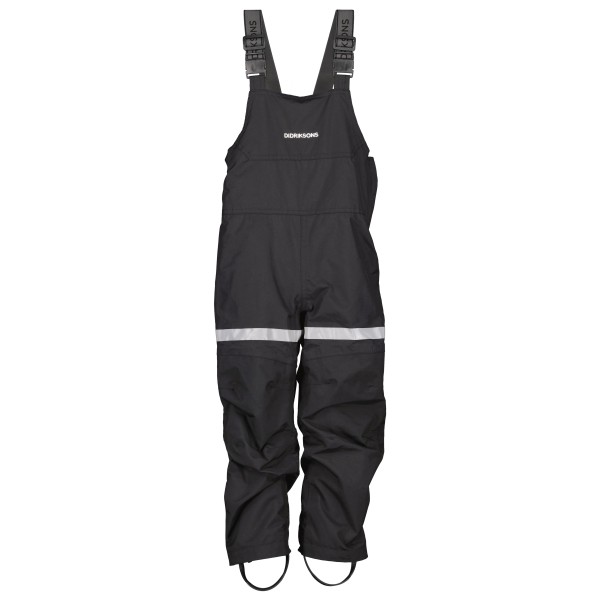 Image of Didriksons - Kid"s Pilvi Pant - Regenhose Gr 100 grau/schwarz'