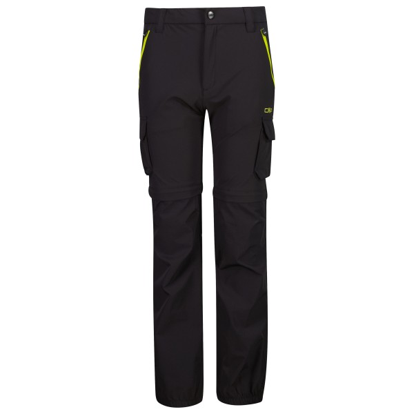 CMP Zip Off Pant 4-Way Stretch Trekkinghose Kinder (Gr 176 |schwarz)