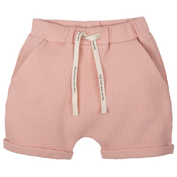 Image of Pure Pure - Kid"s Mini-Hose Waffle - Shorts Gr 86;92 rosa'
