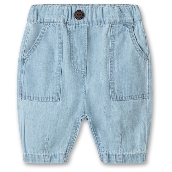 Image of Sanetta - Pure Baby Girls LT 1 Trousers Denim - Freizeithose Gr 74;80;92 blau