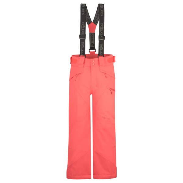 Trollkids - Kid's Kongsberg Ski Pant - Skihose Gr 128 rot