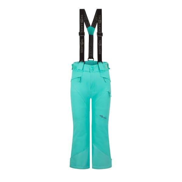 Trollkids Kid’s Kongsberg Ski Pant Skibroek turkoois Turquoise