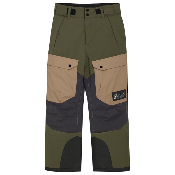 Image of Color Kids - Kid"s Ski Pants Colorblock - Skihose Gr 152 oliv'