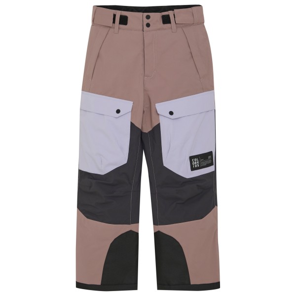 Image of Color Kids - Kid"s Ski Pants Colorblock - Skihose Gr 116;122;128;134;140;152;164;176 braun;oliv'