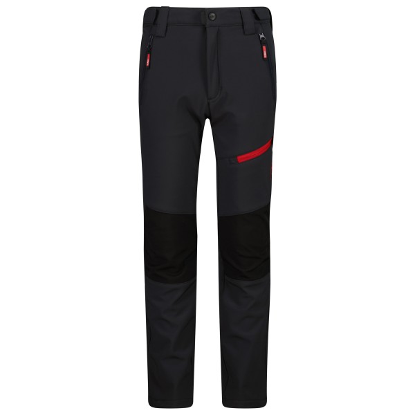 CMP Long Softshell Pant Softshellhose Kinder Trekking (Gr 104 |schwarz)