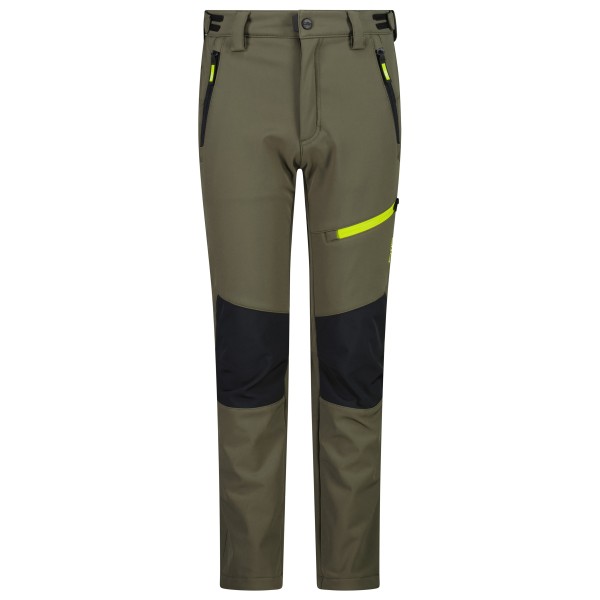 CMP Kid’s Long Softshell Pant Softshellbroek Olijfgroen