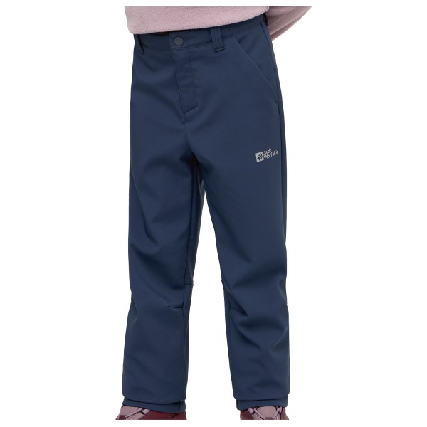 Image of Jack Wolfskin - Kid"s Fourwinds Pants - Softshellhose Gr 104;116;128;140;164;176 blau;schwarz'