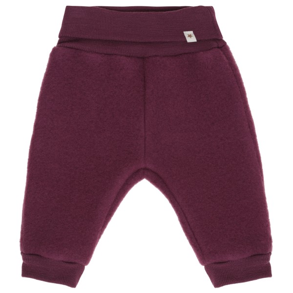 Huttelihut Kid’s Pants Wool Fleece Winterbroek Purper