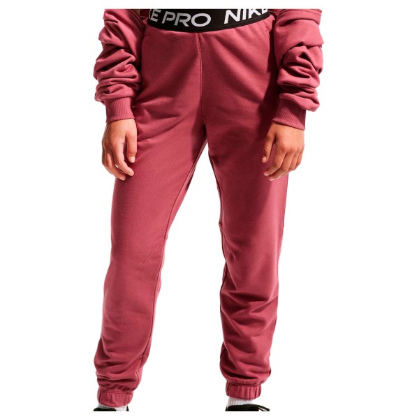 Nike Girl’ Pro Dri-Fit Fleece Jogger Trainingsbroek Rood