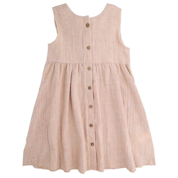 maximo – Kid’s Mini Girl-Kleid Musselinstoff Bestickt – Jurk maat , Roze