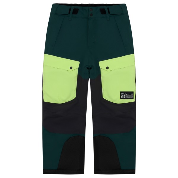 Color Kids Junior Ski Pants Colorblock 742769 Skibroek Zwart