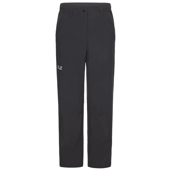 Jack Wolfskin Kid’s Fourwinds Pants Softshellbroek Zwart