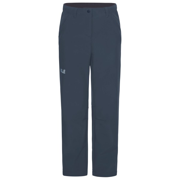 Jack Wolfskin Kid’s Fourwinds Pants Softshellbroek Blauw