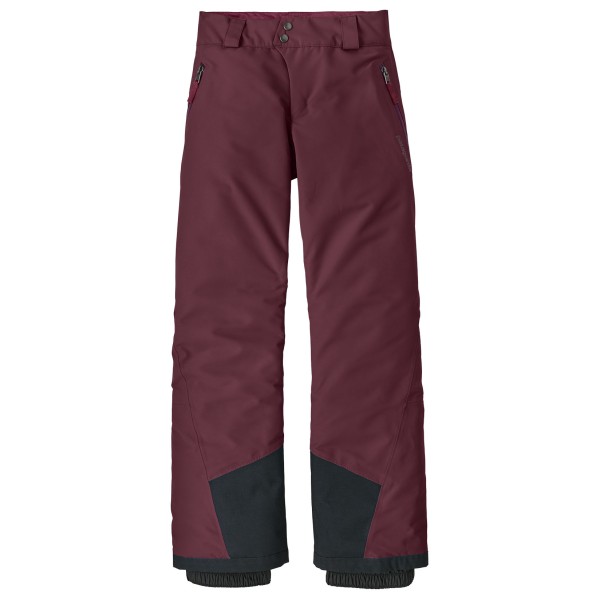 Patagonia Kid’s Powder Town Pants Skibroek Rood