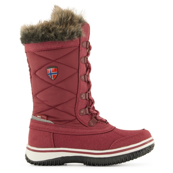 Image of Trollkids - Girl"s Holmenkollen Snow Boots - Winterschuhe Gr 28;29;30;31;32;33;34;35;36;37;39;40 blau;rot'