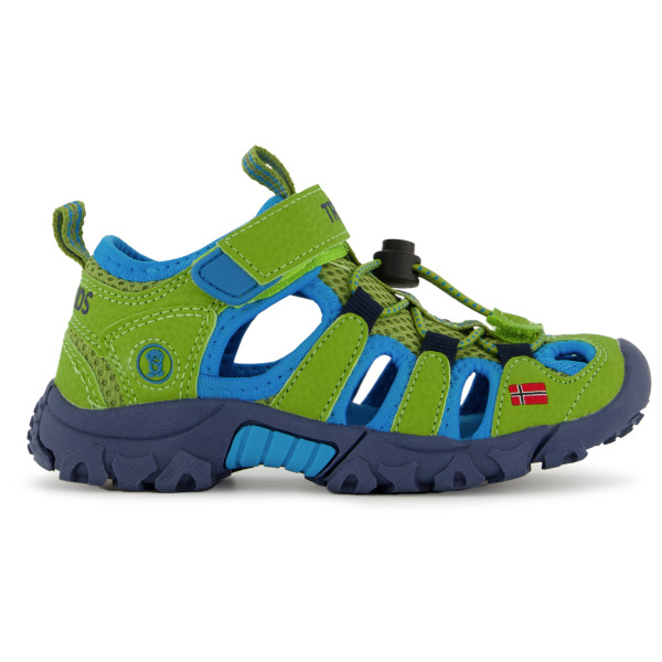 Image of Trollkids - Kid"s Kristiansand Sandal - Sandalen Gr 29 blau/grün'