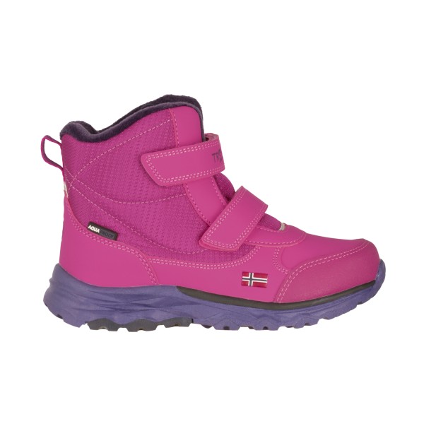 Trollkids Hafjell Winter Boots Winterschuhe Kinder Alltag (Gr 37 |rosa/lila |wasserdicht)