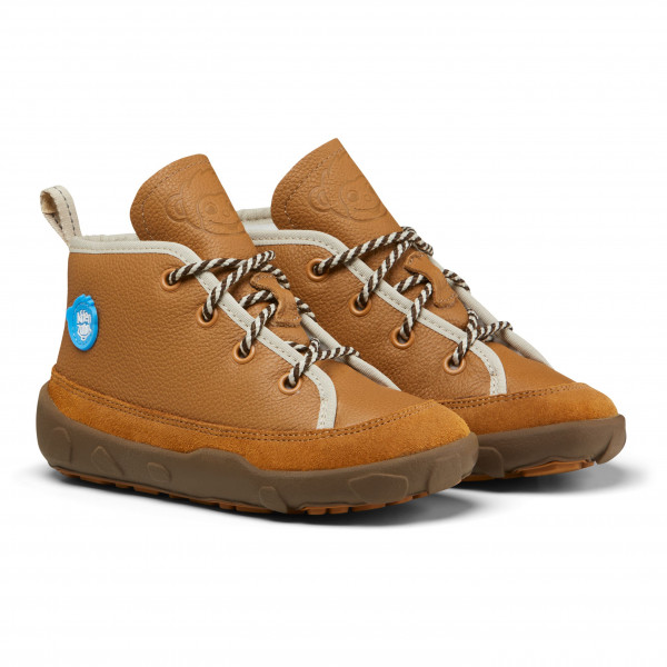 Image of Affenzahn - Kid"s Winterschuh Leder Easy - Winterschuhe Gr 21;22;24;25;26;27;28;29;30;31;32 braun;grau'