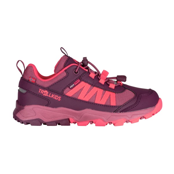 Trollkids Kid’s Tronfjell Hiker Low Multisportschoenen purper Roze