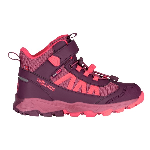 Trollkids Kid’s Tronfjell Hiker Mid Wandelschoenen purper Roze