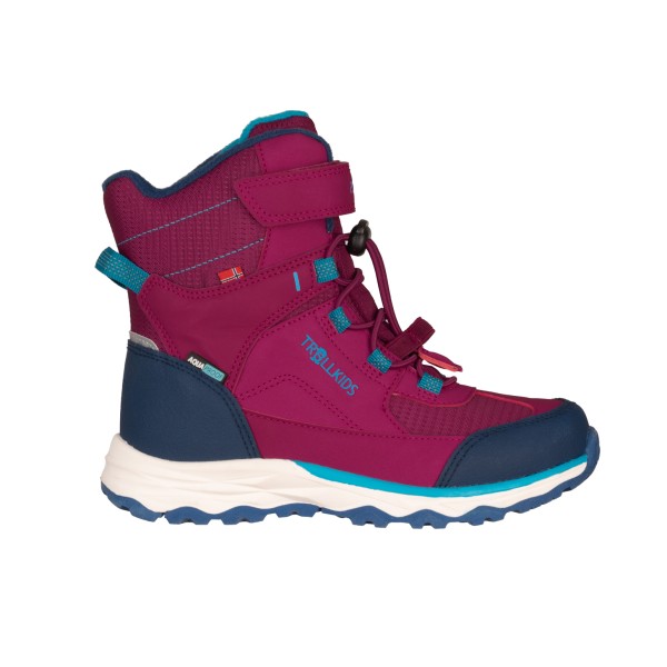 Trollkids Hafjell Winter Boots XT Kinder (Gr 35 |lila |wasserdicht)