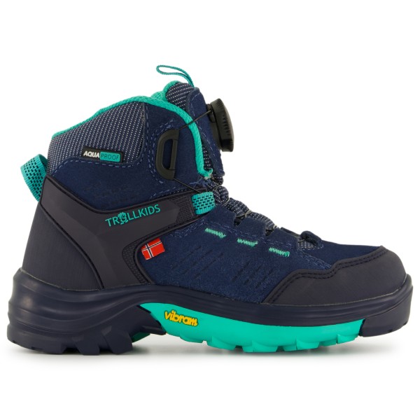 Image of Trollkids - Kid"s Gjende Hiker Mid - Wanderschuhe Gr 28;29;30;31;32;33;34;35;36;37;38;39;40 blau'