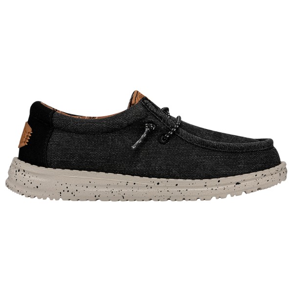 Image of HeyDude - Kid"s Wally Washed Canvas - Sneaker Gr 32;33/34;35;36;37;38 blau;braun;schwarz'