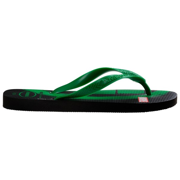 Image of Havaianas - Kid"s Top Marvel Logomania - Sandalen Gr 27/28;29/30;31/32;33/34;35/36 grau;rot/schwarz;schwarz/grün'
