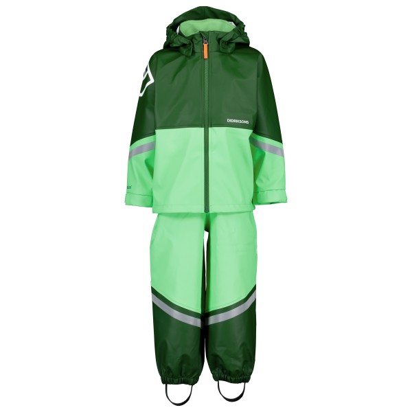 Image of Didriksons - Kid"s Waterman Set 11 - Overall Gr 100 grün'