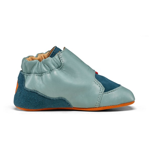 Image of Affenzahn - Kid"s Krabbelschuh Leder Crawly - Barfussschuhe Gr 16/17;18/19;20/21;22/23 beige;blau;rosa'