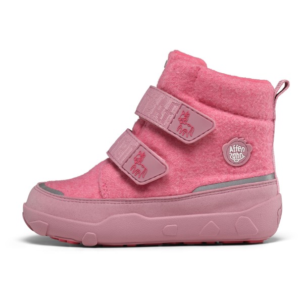 Affenzahn Kid’s Mid Boot Wool Comfy Winterschoenen Roze