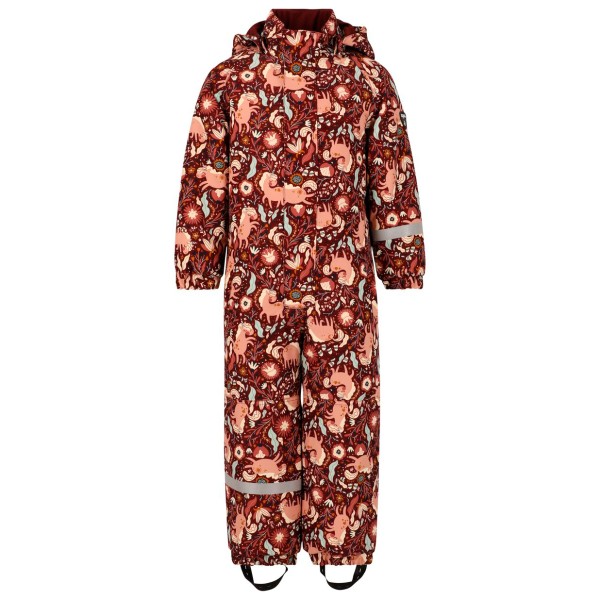 Image of ZIG ZAG - Kid"s Tower Printed Coverall W-Pro 10000 - Overall Gr 104-110 - 4 Years;110-116 - 5 Years;116-122 - 6 Years;92-98 - 2 Years;98-104 - 3 Years blau;rot'